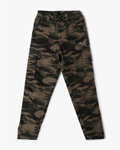 Men Cargo Trousers Pants Army Military Camo Print SG-520 - Camo