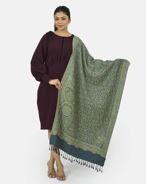 Woven Stole with Tassels Price in India