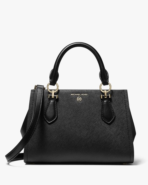 NWT Michael Kors Mel Saffiano Black Leather Large Tote Shoulder Bag Handbag  | eBay