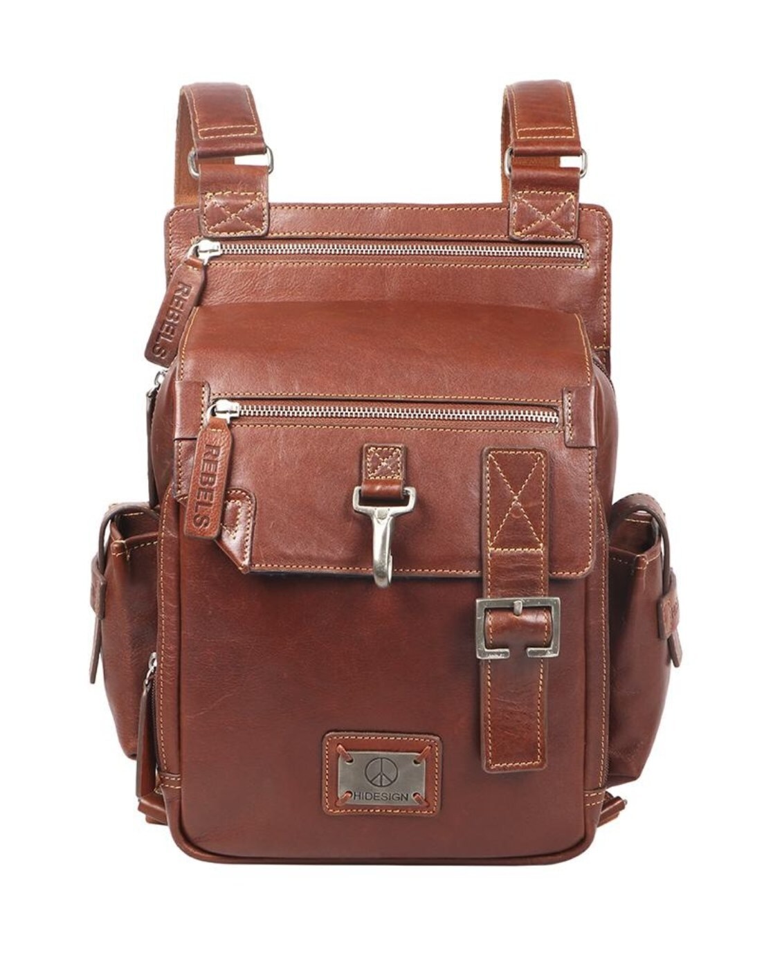 Hidesign shop leather backpack