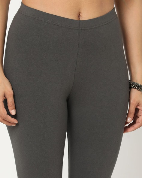 Buy Grey Leggings for Women by Svrnaa Online