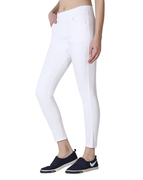 Buy White Jeans & Jeggings for Women by 3butterflies Online