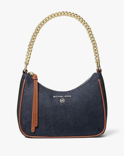 Buy Michael Kors Jet Set Charm Small Denim Pochette Navy Blue
