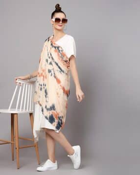 Tie & Dye Print Stole-image-8