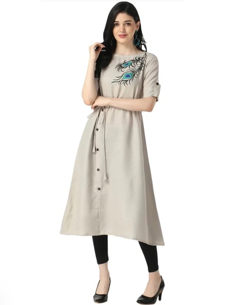 Long a line on sale kurtis