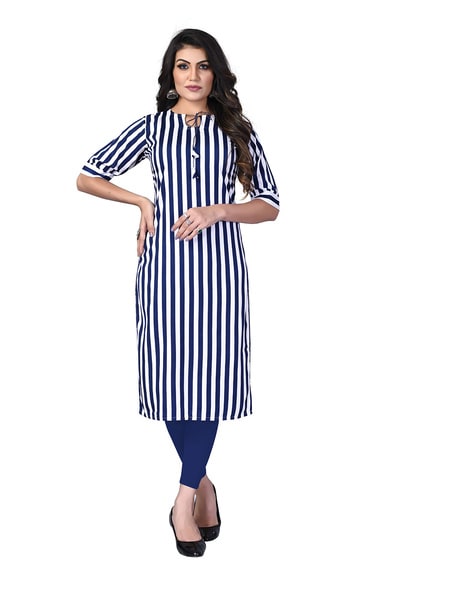 Buy Blue Kurtis Tunics for Women by Ethnic 3 U Online Ajio