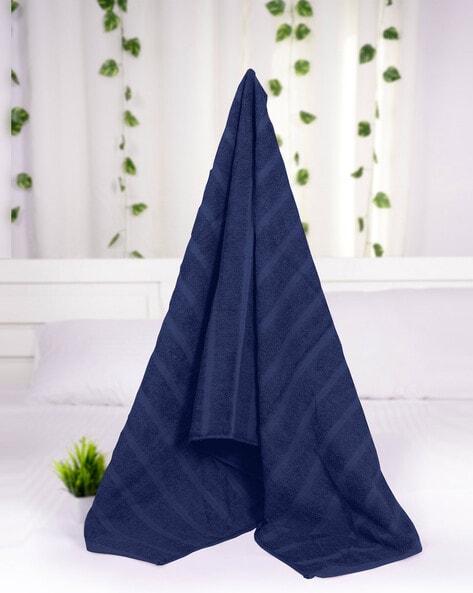 Buy Navy Blue Towels Bath Robes for Home Kitchen by DIVINE