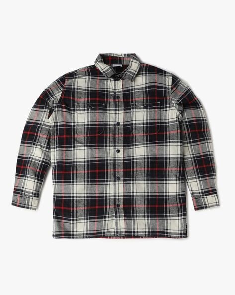 Gap boys hot sale flannel shirt