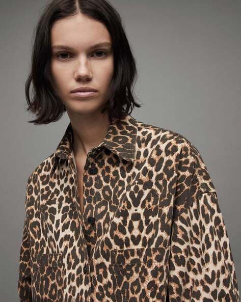 All saints leopard on sale sweater