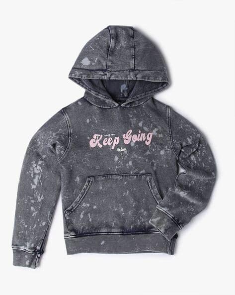 Buy Grey Sweatshirts Hoodie for Girls by LEE COOPER Online