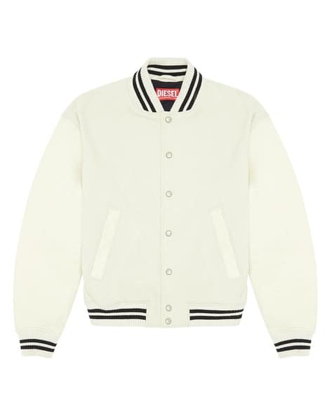 Buy DIESEL L-FRANZ Regular Stylised Jacket | White Color Men