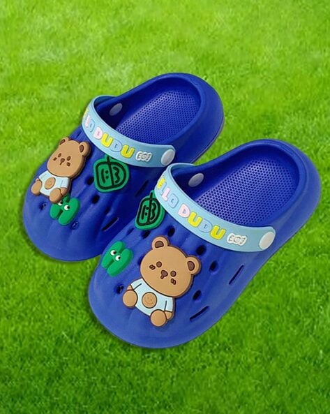 Girls blue online slippers