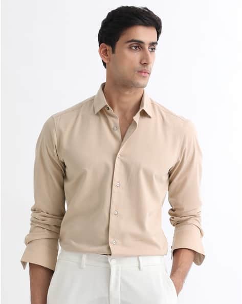 Rare Rabbit Slim Fit Spread-Collar Shirt