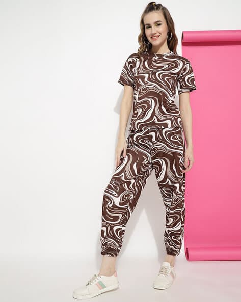 dark brown co ord