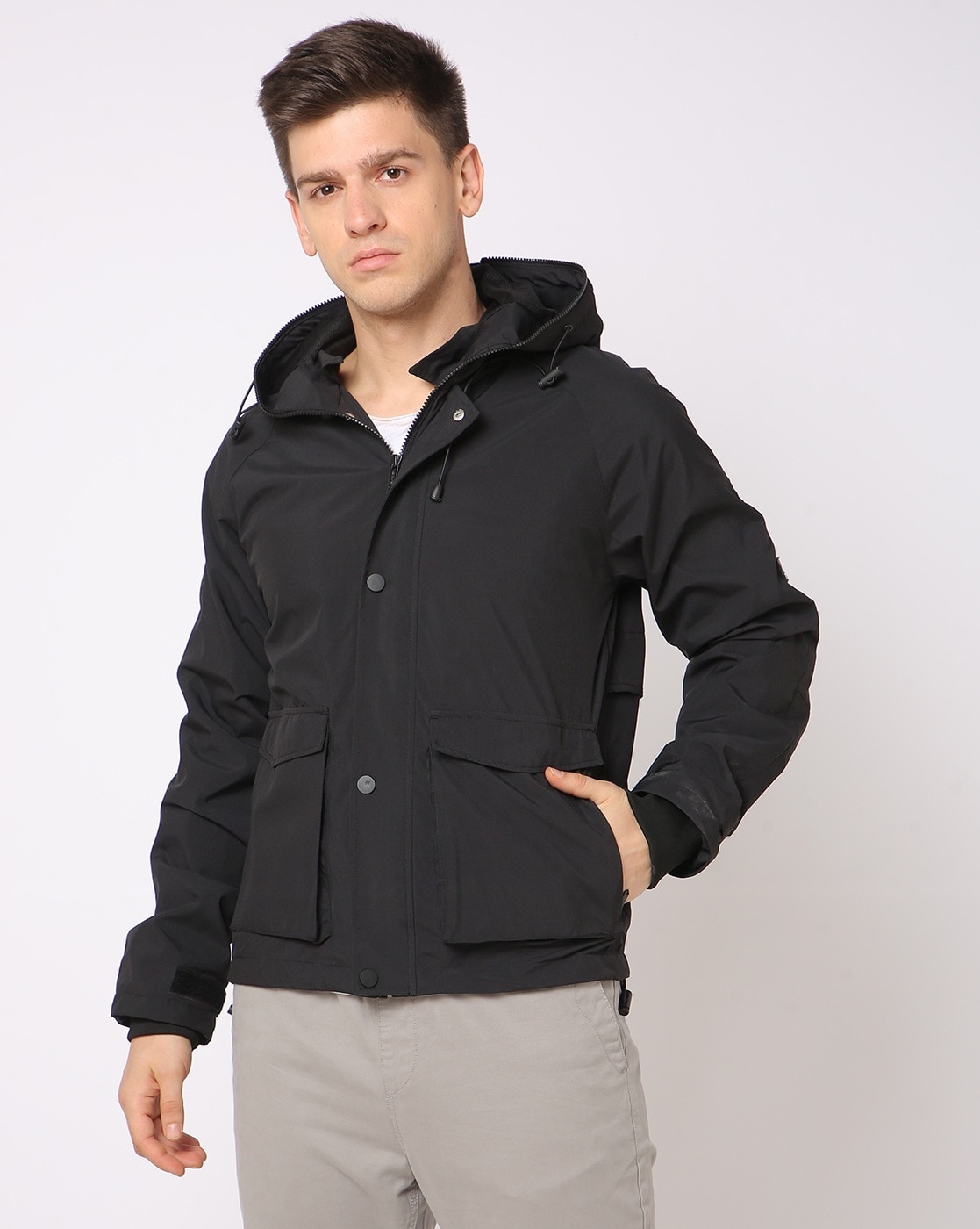 Lee cooper xlite store hooded down jacket mens