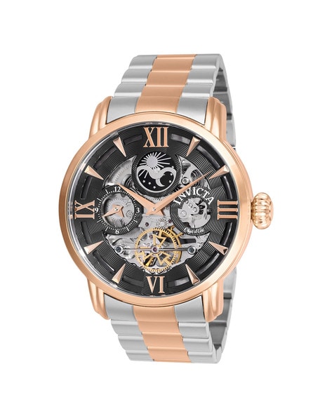 Invicta rose gold online watch mens