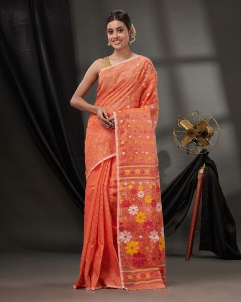 Buy Red Sarees for Women by Charukriti Online | Ajio.com