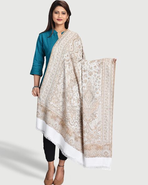 Embellished Woolen Shawl Price in India