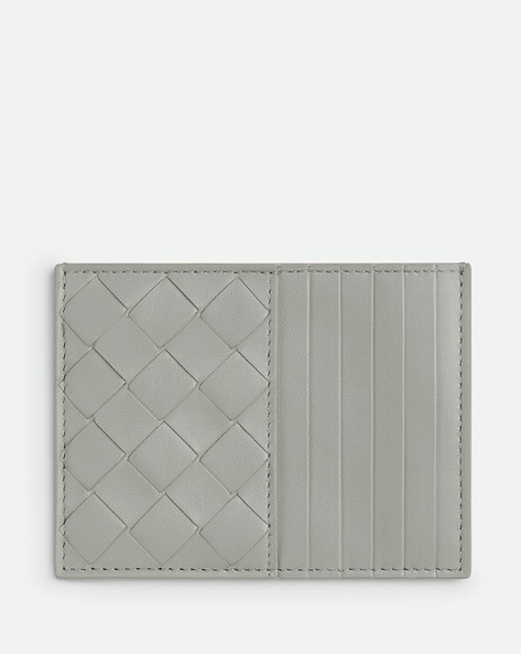 Intrecciato leather wallet Bottega Veneta Burgundy in Leather - 38824831