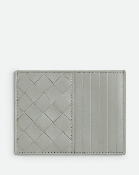 BOTTEGA VENETA グレー レザー ケース Buy BOTTEGA VENETA Card Case with Coin Purse | Grey Color Women