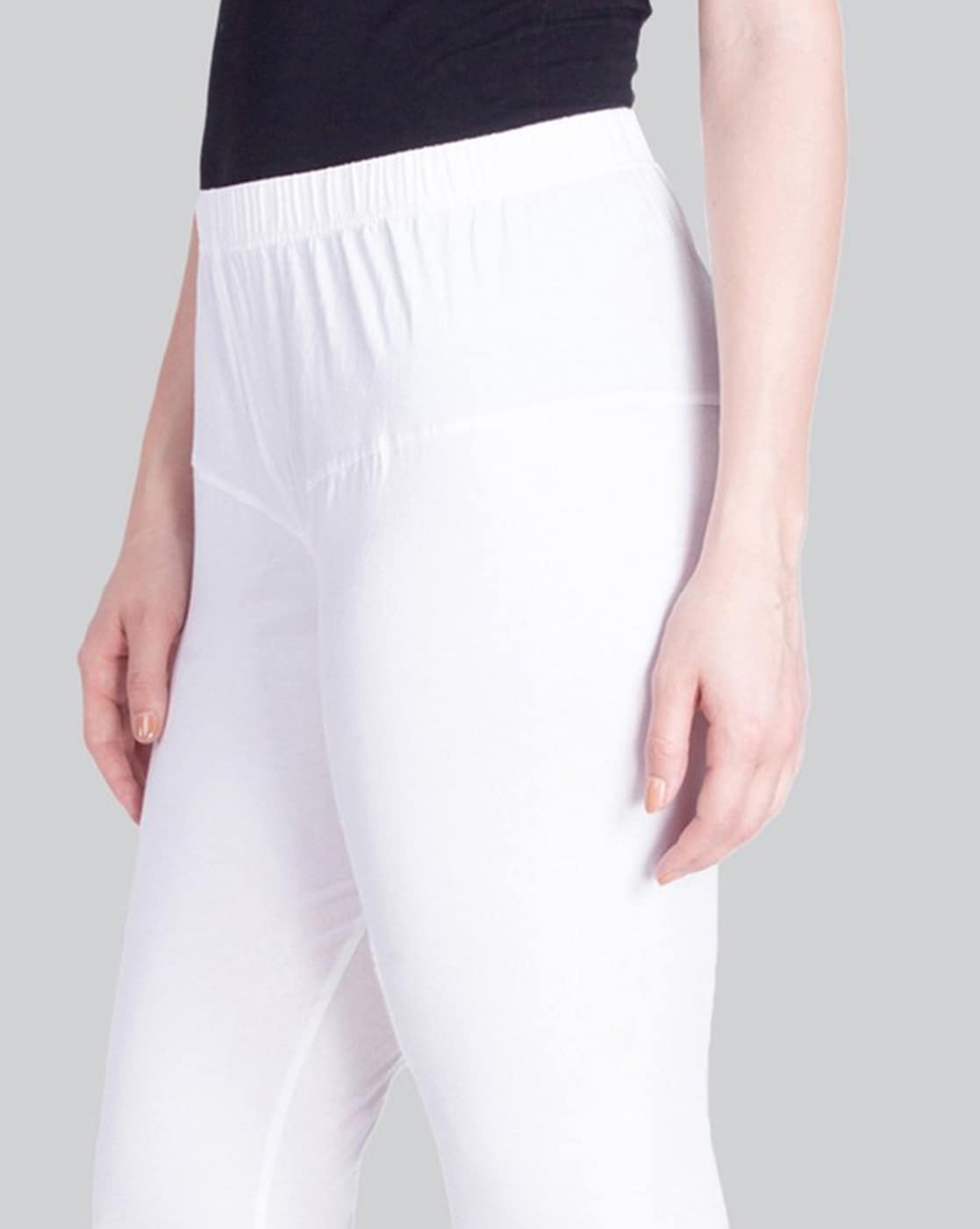 Lyra Churidar Legging White pack of 2