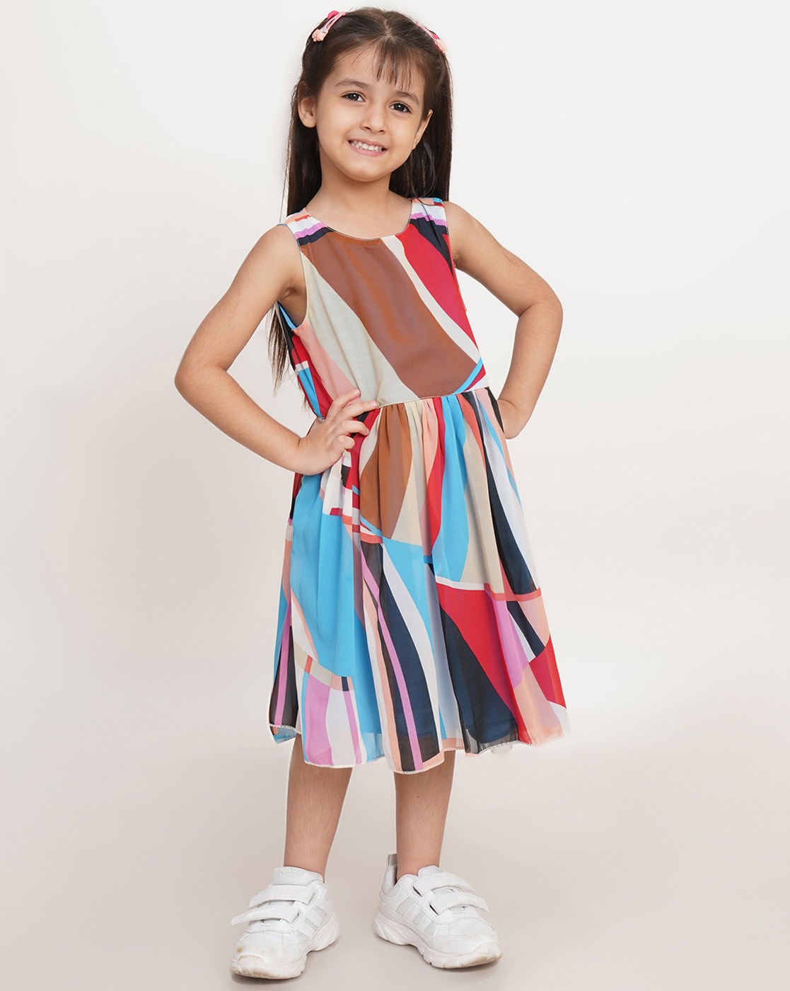 Buy Creative Kids Sleeveless Swiss Dost Designed Balloon Dress Cream for  Girls (3-4Years) Online in India, Shop at FirstCry.com - 14482703