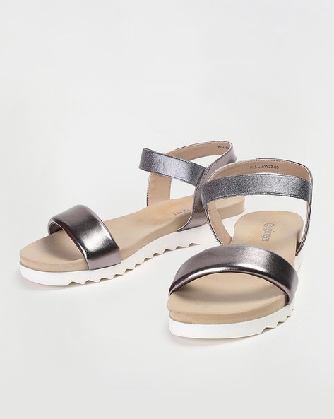 Buy Bata Women's Grey Ankle Strap Sandals for Women at Best Price @ Tata  CLiQ