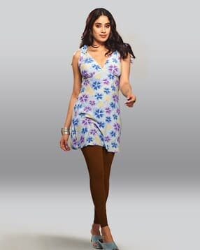 lyra Ankle-Length Leggings with Elasticated Waist-picture-45