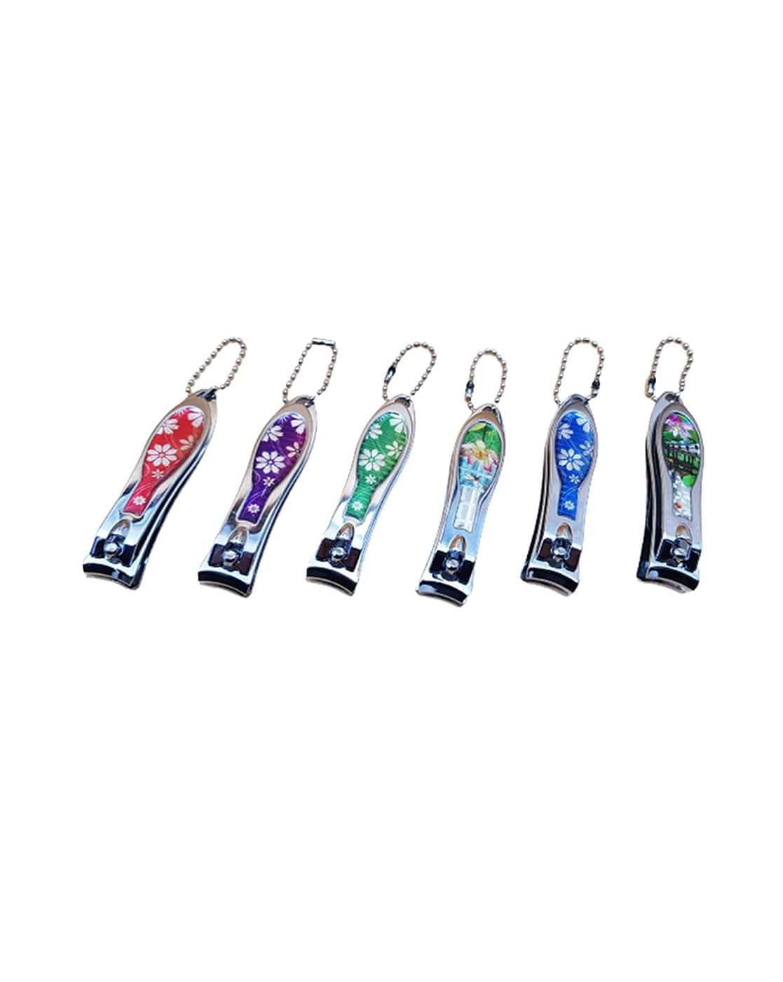 MAJESTIQUE Curved Wide Nail Clipper (Multicoloured)