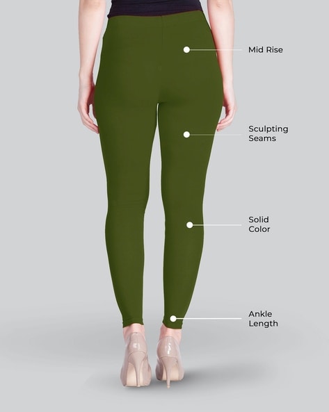 Buy Khaki Leggings for Women by LYRA Online