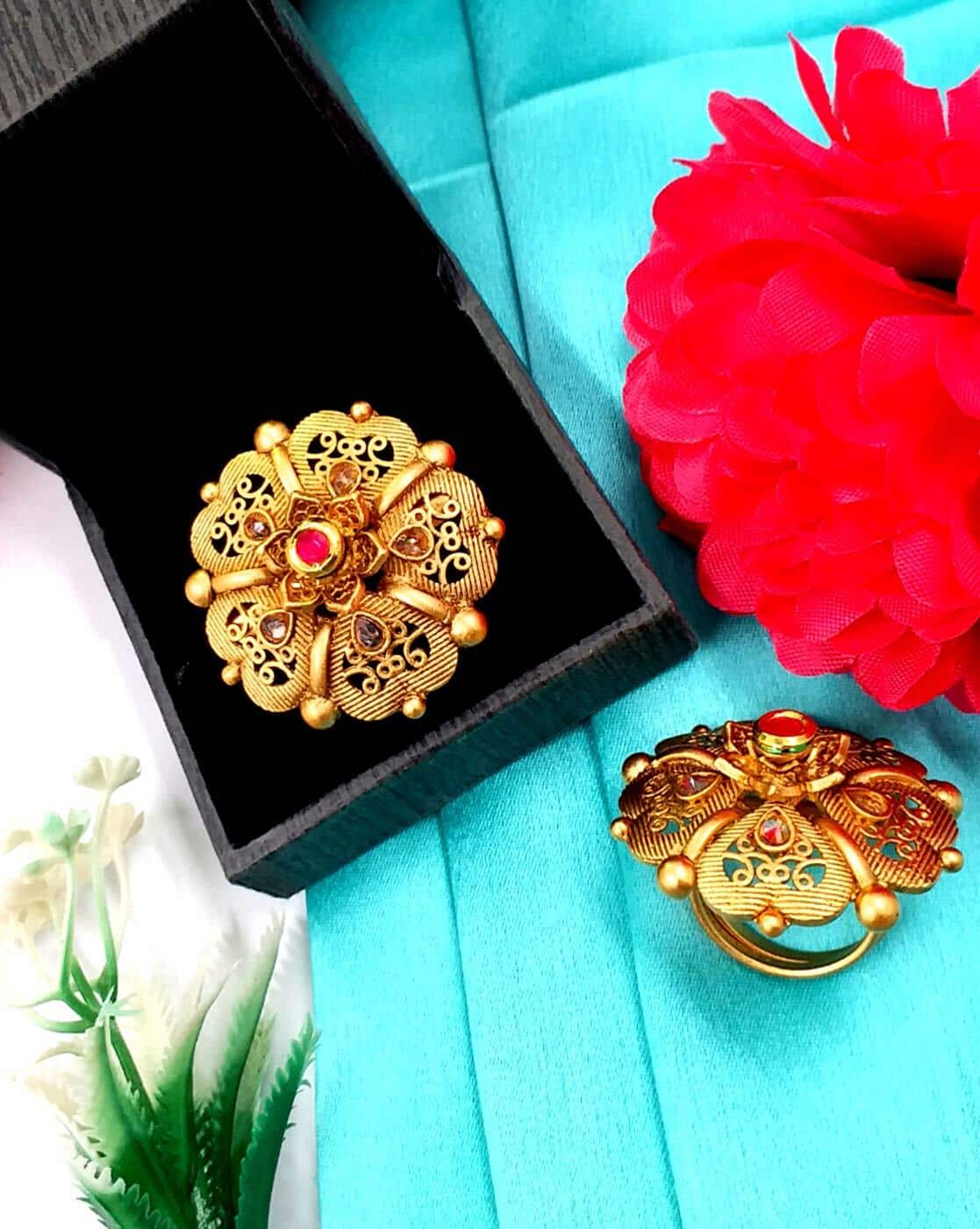 Buy Gold Rings for Women by Jyona Online