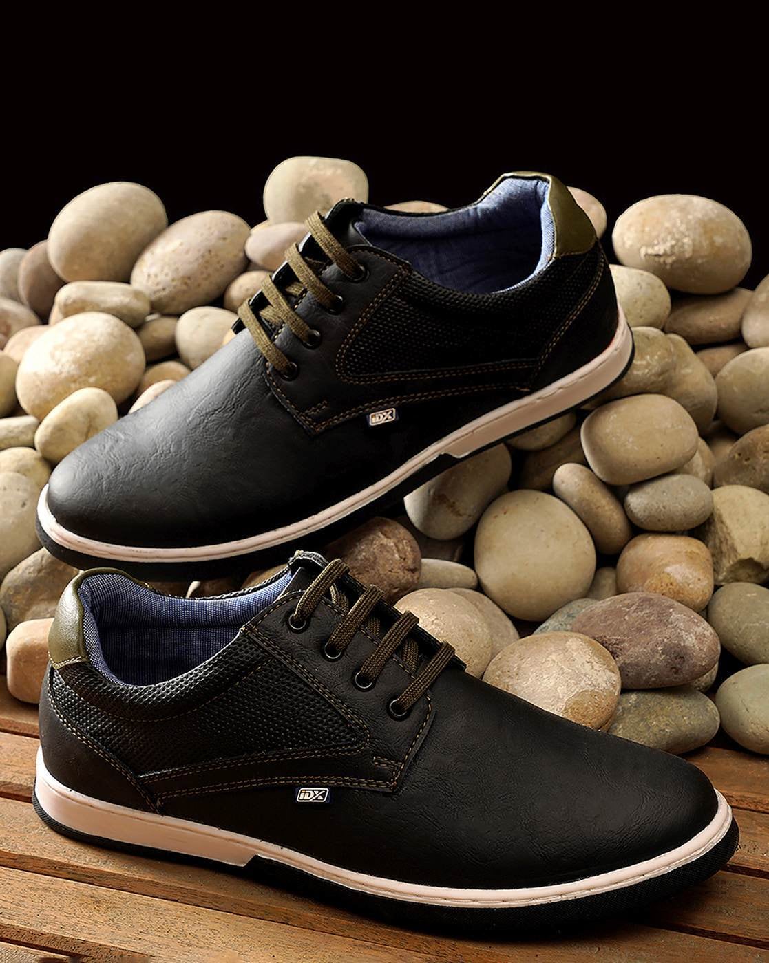 Buy HOOPERS Men Black Casual Shoes Online at Low Prices in India -  Paytmmall.com