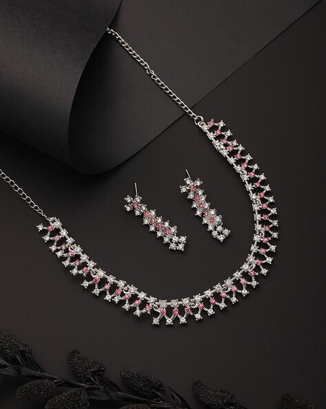 Fashion Crystal Statement Necklace Bangle Ring Earring For Women Indian  Bridal Wedding Accessories Decoration Jewelry Sets H1022 From Yanqin08,  $34.73 | DHgate.Com