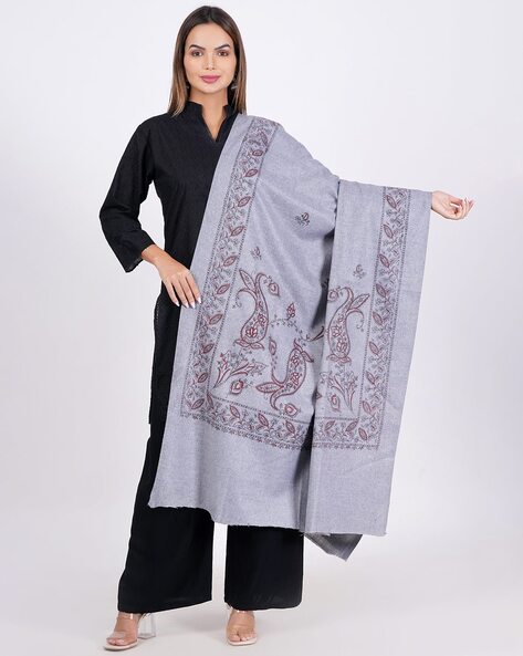 Women Floral Print Shawl Price in India