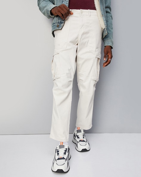 Discover 120+ white cargo pants mens super hot