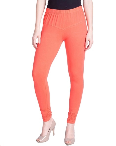 Buy Orange Leggings for Women by LYRA Online