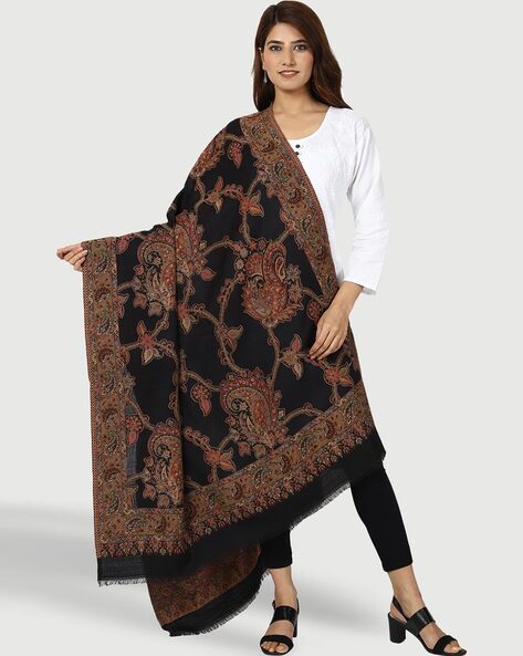 Embellished Woolen Shawl Price in India