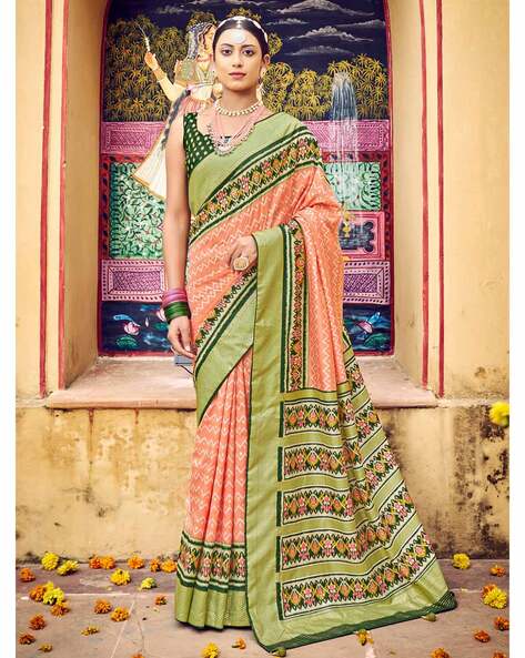 Pochampally Ikkat sarees | latest designer ikkat saree online from weavers  | TPIH00676