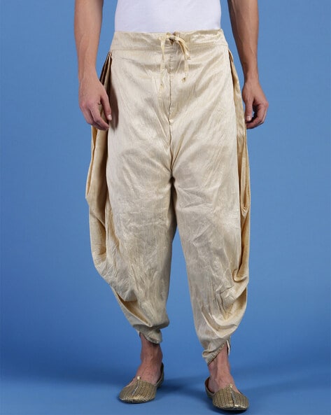 Buy Stripe Organic Cotton Dhoti Pants by URVASHI KAUR MEN at Ogaan Online  Shopping Site