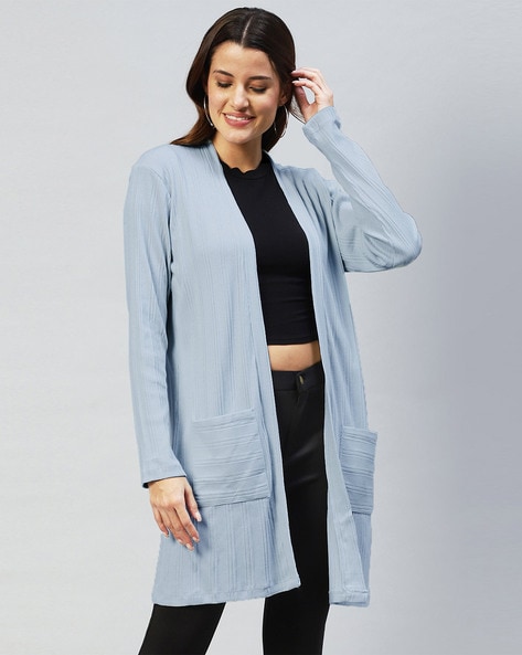 Light blue store shrug