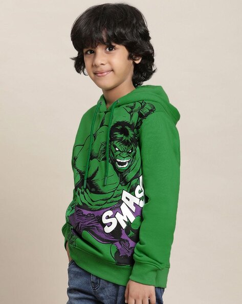 Boys clearance green hoodie