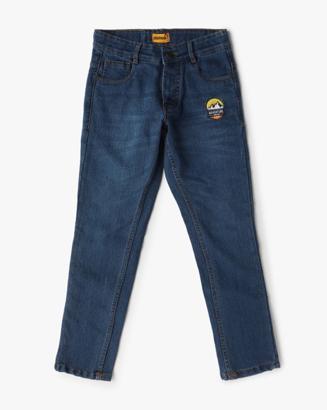 Buy Blue Jeans for Boys by BOY CODE Online Ajio