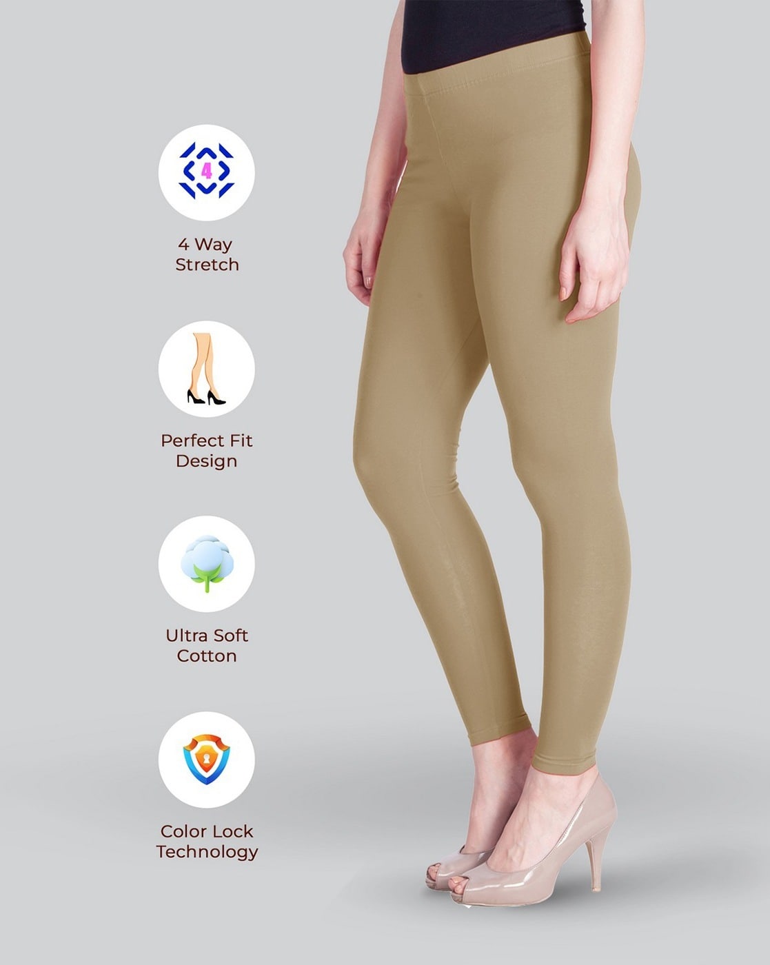 Aurelia Gold Shimmer Skin Fit Tights – Nykaa Fashion