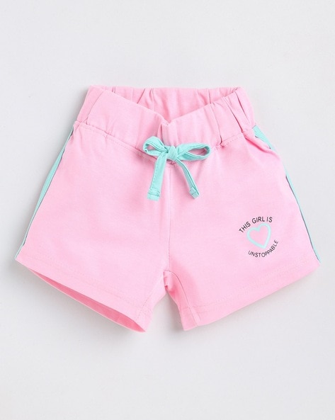 Girls Hot Pants Kids Plain Microfibre Stretchy School Dance Gym Shorts 3-13  Yrs | eBay