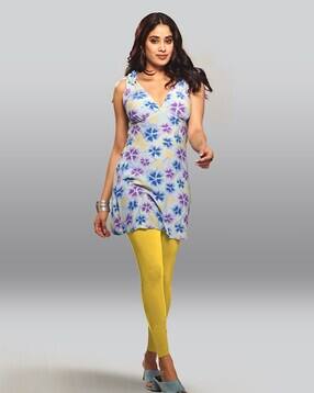 lyra Ankle-Length Leggings with Elasticated Waist-picture-46