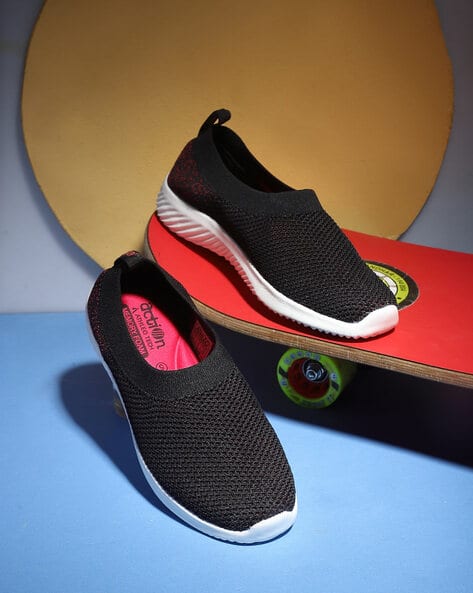 Buy Black Red Sports Shoes for Women by ACTION Online