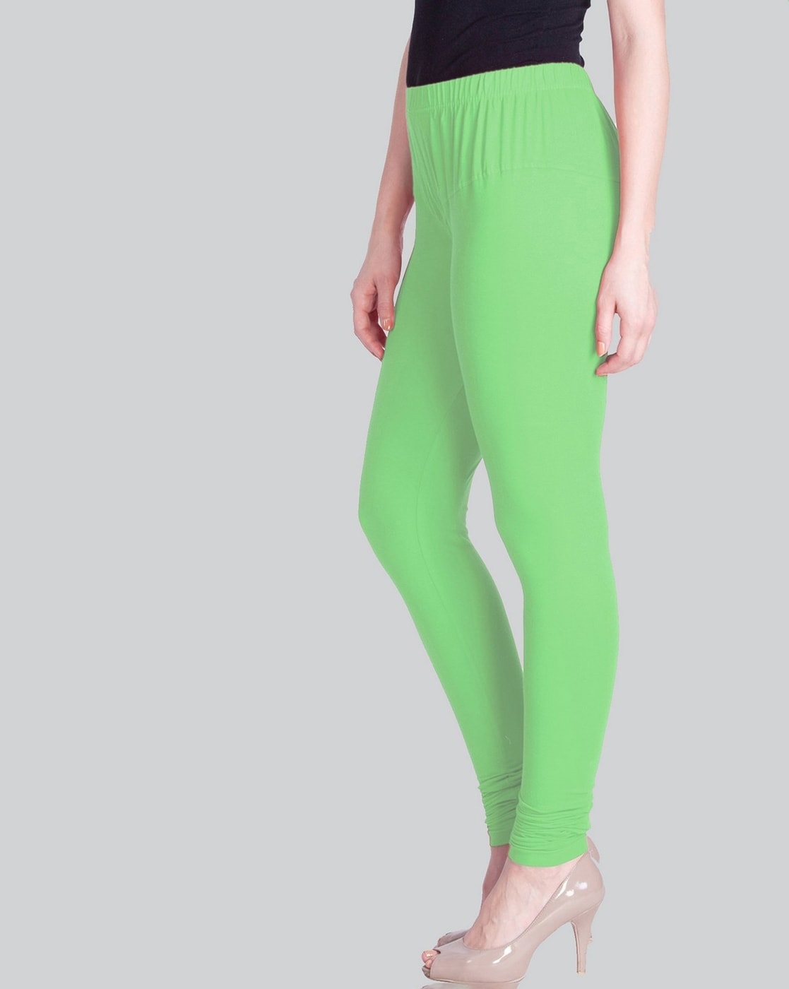 Buy online Aaritra Fashion 4 Way Lycra Ankle Length Leggings - Aqua  Blue-AFL105L