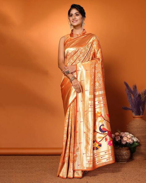 Paithani Saree - Buy Traditional Paithani Sarees Online | Myntra