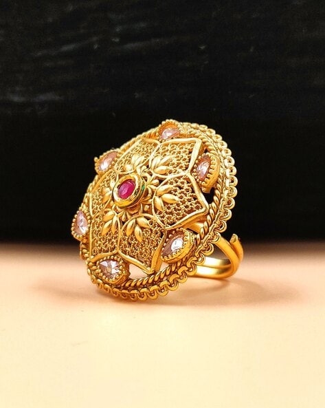 Antique Finger Rings For ladies And Girls Buy Online – Gehna Shop