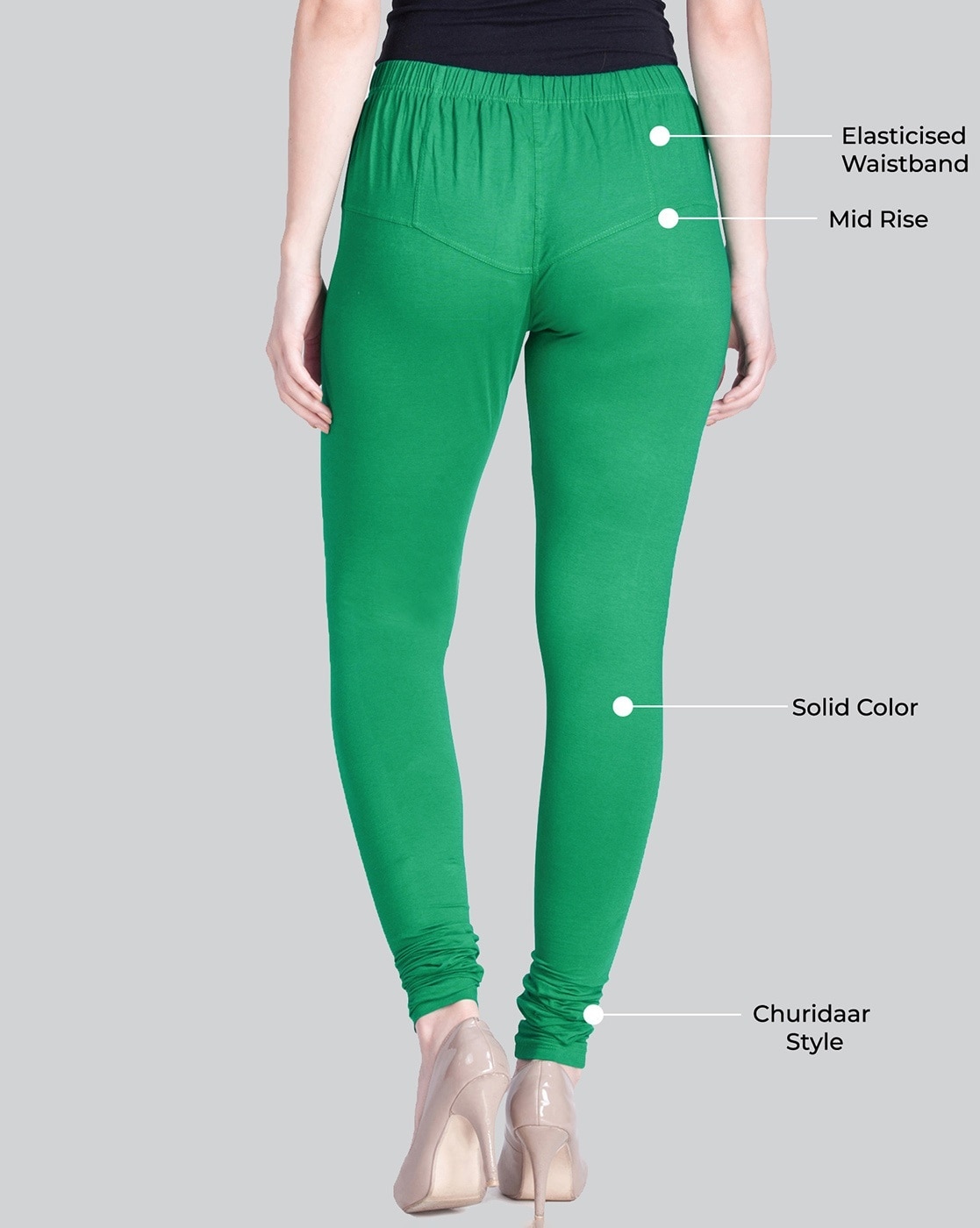 Prisma Churidar Leggings - Lotus Shade